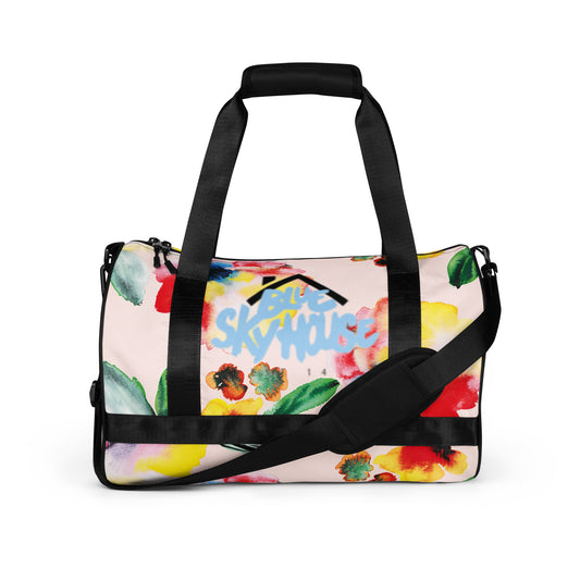 Blue Sky House - S (Floralscent Tropic) Gym Bag