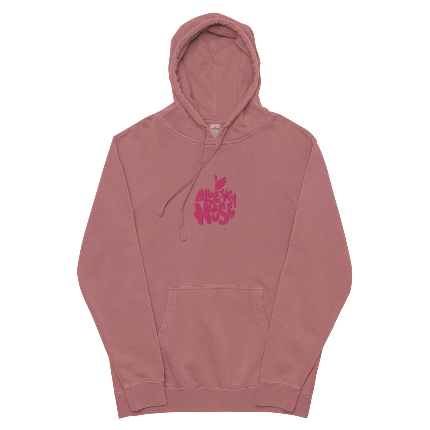 Blue Sky House Pigment-dyed hoodie (Apple)